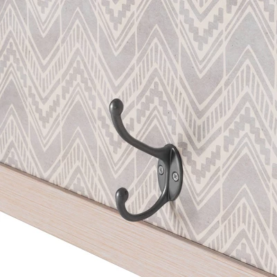 5 Hook Home Sweet Home Framed Coat Rack White - American Art Decor 6 5 Hook Home Sweet Home Framed Coat Rack White - American Art Decor - Image 4