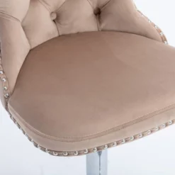 Set Of 2 Modern Velvet Upholstered Tufted Swivel Barstools With Nailhead Trim And Adjustable Seat Height-ModernLuxe 19 Set Of 2 Modern Velvet Upholstered Tufted Swivel Barstools With Nailhead Trim And Adjustable Seat Height-ModernLuxe -Homcom Crosley Shop GUEST 3aa9a1cd 6d50 4bdb 8199 c44a7ff00460