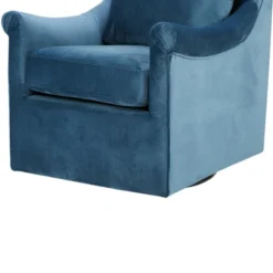 Sparta Swivel Chair - Blue -Homcom Crosley Shop GUEST 3aac780e 8b66 428d bb9b b51de6d73338