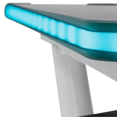 Icon PC Gaming Desk With Built-in Charging Station And LED Lights Black - SD Gaming 18 Icon PC Gaming Desk With Built-in Charging Station And LED Lights Black - SD Gaming - Image 16