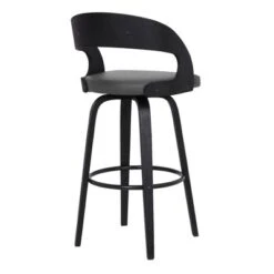 30" Shelly Contemporary Barstool Black/Gray - Armen Living 10 30" Shelly Contemporary Barstool Black/Gray - Armen Living -Homcom Crosley Shop GUEST 3b93d821 6646 4336 ad11 6ed49bab7904