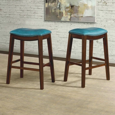 1pc Bowen Backless Barstool - Picket House Furnishings 5 1pc Bowen Backless Barstool - Picket House Furnishings - Image 3