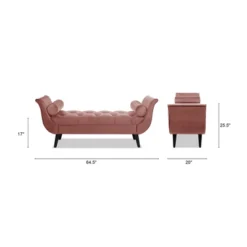 Jennifer Taylor Home Alma Tufted Flared Arm Entryway Bench -Homcom Crosley Shop GUEST 3bc6aebd dea2 446c b70c 10fb8b78b57d