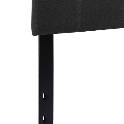 Emma And Oliver Quilted Tufted Upholstered Queen Size Headboard In Black Fabric 7 Emma And Oliver Quilted Tufted Upholstered Queen Size Headboard In Black Fabric - Image 5