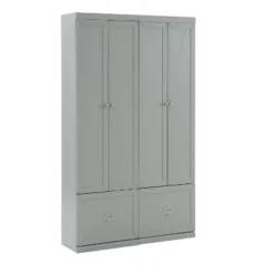 2pc Harper Entryway Set With 2 Pantry Closets Gray - Crosley -Homcom Crosley Shop GUEST 3bf8c8b0 121e 4047 8b23 bfaab85cee6f