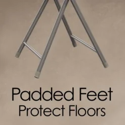 Hastings Home 18-Inch Padded Portable Folding Stool Stool With 300lb Capacity, Royal Blue -Homcom Crosley Shop GUEST 3c84f87d fd6e 4c65 a39b a16866c171fd