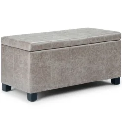 36" Lancaster Storage Ottoman Bench - WyndenHall -Homcom Crosley Shop GUEST 3ded94d5 91ed 4116 8af8 ef7164a30b1a