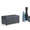 34" Marlowe Storage Ottoman Bench - WyndenHall