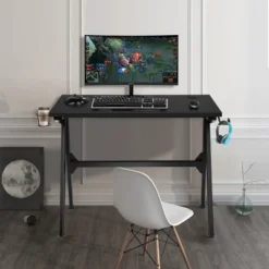 Costway Gaming Desk Home Office PC Table Computer Desk With Cup Holder & Headphone Hook -Homcom Crosley Shop GUEST 3f37adb1 dacd 4253 ab07 b71fb943c97b