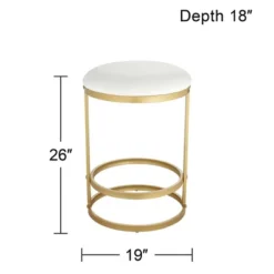 55 Downing Street Gold Bar Stool 26" High Modern White Fabric Cushion With Footrest For Kitchen Counter Height Island Home House 17 55 Downing Street Gold Bar Stool 26" High Modern White Fabric Cushion With Footrest For Kitchen Counter Height Island Home House -Homcom Crosley Shop GUEST 3f720159 ed0f 4d18 8b51 19affd6901d6