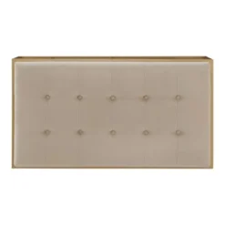 Ervyn Gold Finish Velvet Button Tufted Cocktail Ottoman - Inspire Q -Homcom Crosley Shop GUEST 3f825514 3396 46eb 9dc9 b6270730fa78