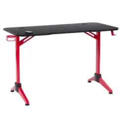 Conqueror Gaming Desk With Led Lights Black And Red - CorLiving -Homcom Crosley Shop GUEST 3f9195b9 7b96 4b44 944b 980a36046f8c