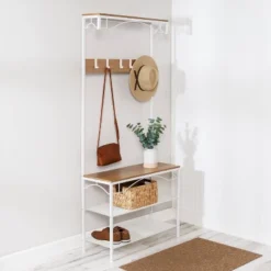 Honey-Can-Do Entry Way Hall Tree With Shelves -Homcom Crosley Shop GUEST 3fd2da79 8dd5 4ae8 8c53 e9bf0f7dbf5b
