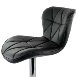 Elama 2 Piece Diamond Tufted Faux Leather Adjustable Bar Stool In Black With Chrome Base -Homcom Crosley Shop GUEST 41335590 b754 44c6 8704 eca2ec12e5cb