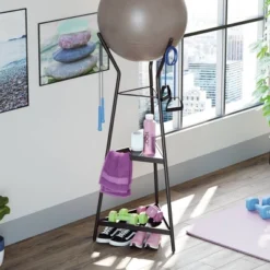 Boulevard Café Coat Tree With Shelves Black - Sauder 10 Boulevard Café Coat Tree With Shelves Black - Sauder -Homcom Crosley Shop GUEST 41914129 62de 4b5e b7e6 dc5421d0a7de