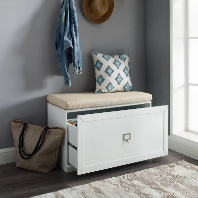 Harper Entryway Storage Bench - Crosley 7 Harper Entryway Storage Bench - Crosley - Image 5