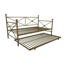 Twin Laura Twin Daybed Gold - Room & Joy -Homcom Crosley Shop GUEST 428b5ba7 39cb 4d4a 9e77 c216f8d9abac