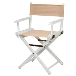 Director's Chair - White Frame -Homcom Crosley Shop GUEST 4486c39b a033 4dfb abe3 d3873adfdd8d