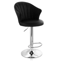 Elama 2 Piece Shell Back Faux Leather Adjustable Bar Stool With Chrome Base -Homcom Crosley Shop GUEST 4520fb0a aa8c 4c37 8bbe 0e4e7e2bb26c