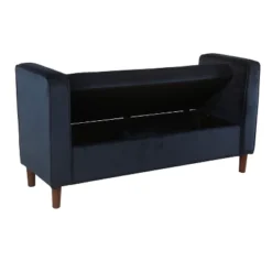 Rimo Velvet Storage Bench - Homepop -Homcom Crosley Shop GUEST 46870fd7 8168 4341 9b4b 20b14be5afb1