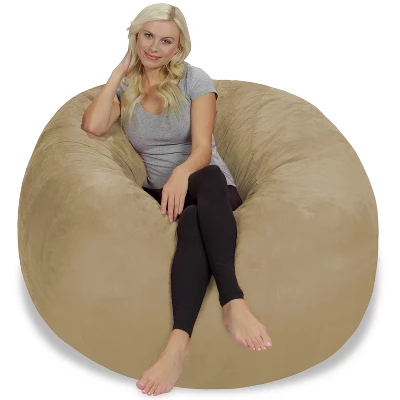 5' Large Bean Bag Chair With Memory Foam Filling And Washable Cover - Relax Sacks 8 5' Large Bean Bag Chair With Memory Foam Filling And Washable Cover - Relax Sacks - Image 6