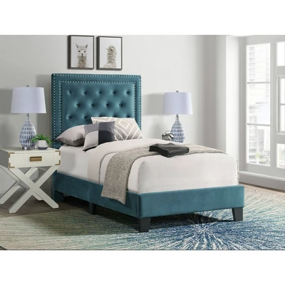 Teagan Upholstered Platform Bed - Picket House Furnishings 3 Teagan Upholstered Platform Bed - Picket House Furnishings