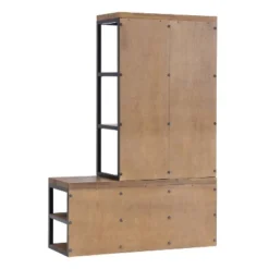 60" Lloyd Hall Tree With Bench Natural - Alaterre Furniture -Homcom Crosley Shop GUEST 47d5d7c3 8070 4890 8ff0 525deb13c90b