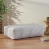 Gaddie Boho Rectangular Bean Bag Ottoman White/Gray/Black - Christopher Knight Home -Homcom Crosley Shop GUEST 47fa7ee5 cb3b 4137 abb7 c04955f8ae17