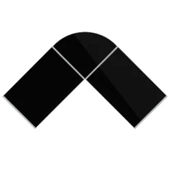 BlackArc L-Shaped Gaming Desk With Tempered Glass Top And Powder Coated Steel Frame -Homcom Crosley Shop GUEST 487dd85a 32f5 4d8c 8da7 ef5c89d9eec3