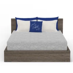 Vibe Heather Grey 10” Gel Memory Foam Mattress In A Box [Ultra Small Package]