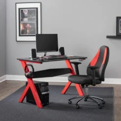 Overlord Gaming Table Red/Black - SD Gaming