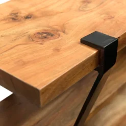 48" Ryegate Live Edge Wood Bench With Coat Hook Shelf Set Natural - Alaterre Furniture -Homcom Crosley Shop GUEST 4a2a15f4 449e 4071 b4cd 3167989be314