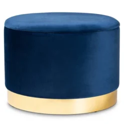Marisa Velvet Upholstered Storage Ottoman - Baxton Studio -Homcom Crosley Shop GUEST 4ab6be95 ed28 4f7b 9a78 eea1417ada86
