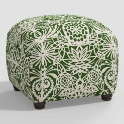 Poppy Ottoman In Damask - Skyline Furniture -Homcom Crosley Shop GUEST 4b8b4ed1 8a13 4fb4 a09f 3532b0c02365