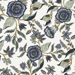 Fairland Square Storage Ottoman Shaded Floral Blue - Skyline Furniture -Homcom Crosley Shop GUEST 4bc70231 592f 4bf1 a240 fc98a8ecede6