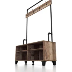 Lebarone Industrial 4 Shelf Hall Tree Reclaimed Barnwood - HOMES: Inside + Out -Homcom Crosley Shop GUEST 4c3394bc 7793 45ec 90d4 50d1a64261ed