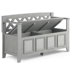 48" Halifax Entryway Storage Bench - WyndenHall -Homcom Crosley Shop GUEST 4d19cbd2 0372 4330 ae7b 92ad767b2a6e