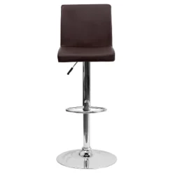 Flash Furniture Contemporary Vinyl Adjustable Height Barstool With Panel Back And Chrome Base -Homcom Crosley Shop GUEST 4d85ce23 784d 4a20 b4c4 49ed238fa0a7