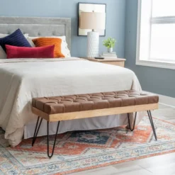 Barron Bench - Powell Company -Homcom Crosley Shop GUEST 4dd906e3 afaa 4329 b51a 536820aa80cc