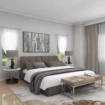 Contemporary Decorative Stainless Steel Cowhide Bench Silver - Olivia & May 14 Contemporary Decorative Stainless Steel Cowhide Bench Silver - Olivia & May - Image 12