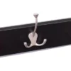 BirdRock Home Tri Hook Coat Rack - 3 Hooks - Wall Mount Hat Rack - Black Finish - Satin Nickel Hooks -Homcom Crosley Shop GUEST 4f03354a bfbf 456c adc1 9f6984953625