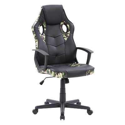 Mad Dog Gaming Chair Black And Camo - CorLiving 5 Mad Dog Gaming Chair Black And Camo - CorLiving - Image 3