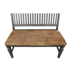 Vista Slatback Bench Hickory Brown - International Concepts -Homcom Crosley Shop GUEST 4f41d152 1364 4ac1 995f e5210065125d