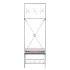 Entryway Hall Tree Bench With Storage Distressed White - Aiden Lane -Homcom Crosley Shop GUEST 4f4d0dbf 951e 4440 9492 0f841f23de3b