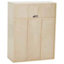 ECR4Kids Streamline 3-Section Toddler Coat Locker, Kids Furniture, Natural -Homcom Crosley Shop GUEST 4f622a49 c360 4d00 8faa cc4af72312d8