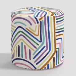 Round Thalia Ottoman In Patterns - Skyline Furniture 18 Round Thalia Ottoman In Patterns - Skyline Furniture -Homcom Crosley Shop GUEST 50735a0f 7bc9 40df bdf6 4799430c249b