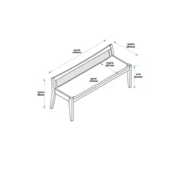 Bessie Bench - Powell -Homcom Crosley Shop GUEST 514d010d 2a1c 49b1 acc9 78c52e263550
