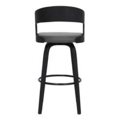 30" Shelly Contemporary Barstool Black/Gray - Armen Living 11 30" Shelly Contemporary Barstool Black/Gray - Armen Living -Homcom Crosley Shop GUEST 51940250 6abd 4dc0 8371 890f711ee4cc