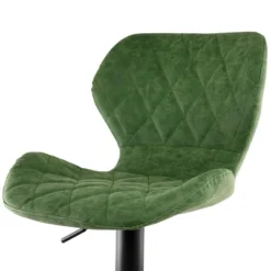 Elama Vintage Faux Leather Adjustable Bar Stool In Green With Black Base -Homcom Crosley Shop GUEST 51c83dbf 7c0b 49ee b51f 3555f9473dac