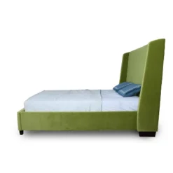 Queen Parlay Upholstered Bed Pine Green - Manhattan Comfort -Homcom Crosley Shop GUEST 53ac5645 4dfe 49a6 8885 08855b54ea06